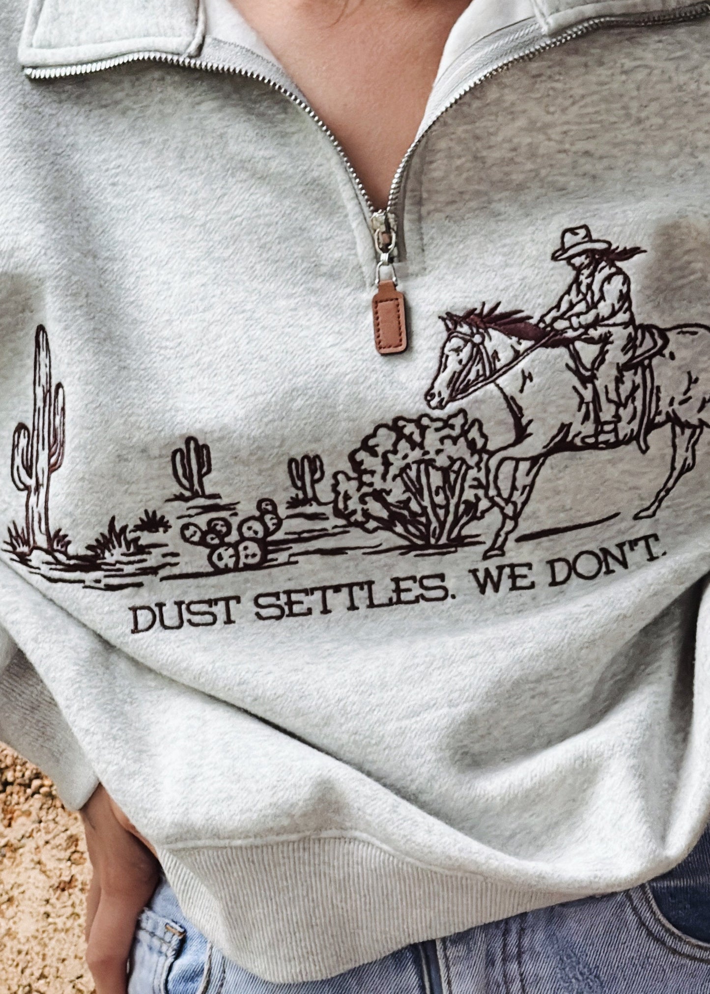 Dust Settles Quarter Zip Jumper