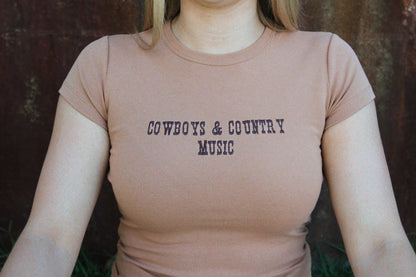Cowboys & Country Music Tee