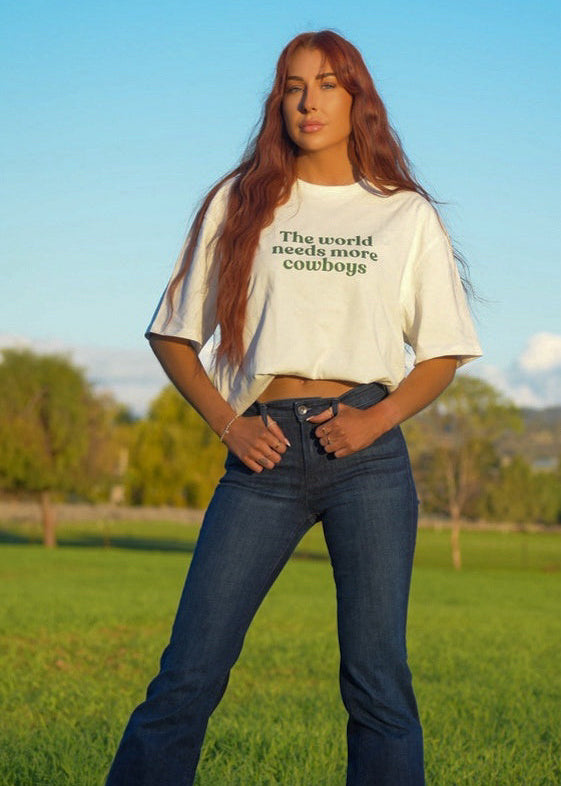 World Needs More Cowboys Tee