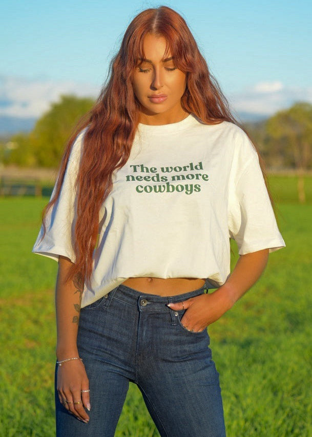 World Needs More Cowboys Tee