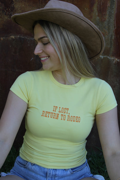 If Lost, Return to Rodeo Tee