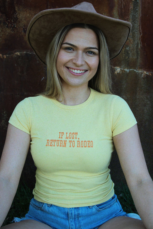 If Lost, Return to Rodeo Tee