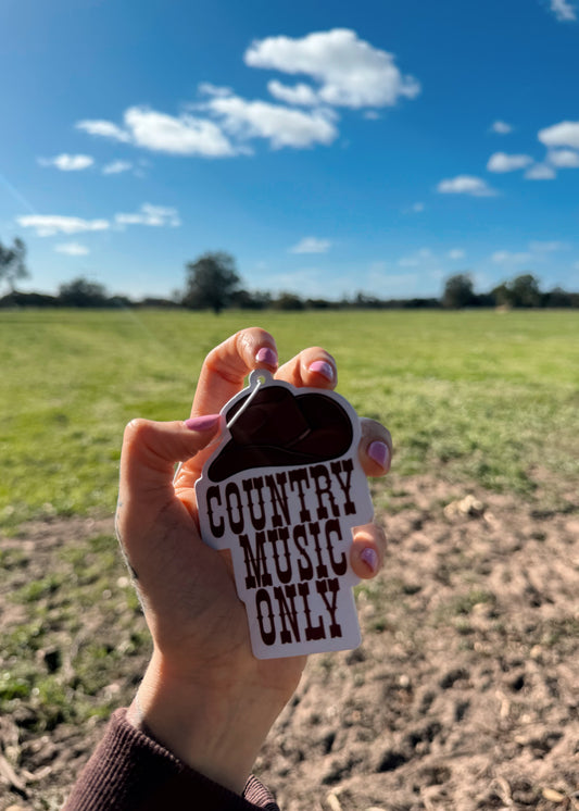 "Country Music Only" Air freshener