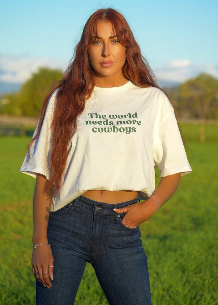 World Needs More Cowboys Tee