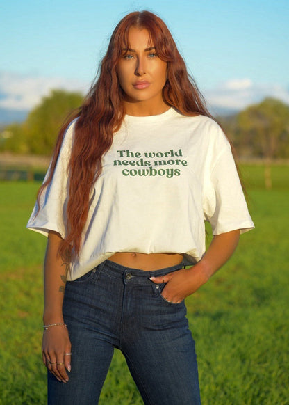 World Needs More Cowboys Tee