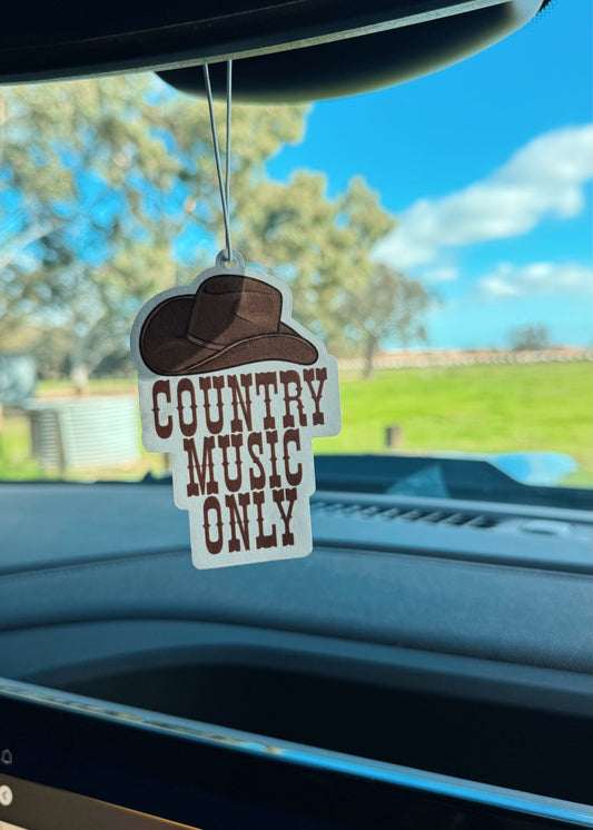 "Country Music Only" Air freshener