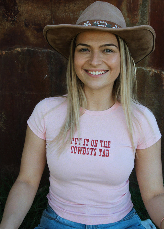 Pink Put It on the Cowboy’s Tab™ Tee