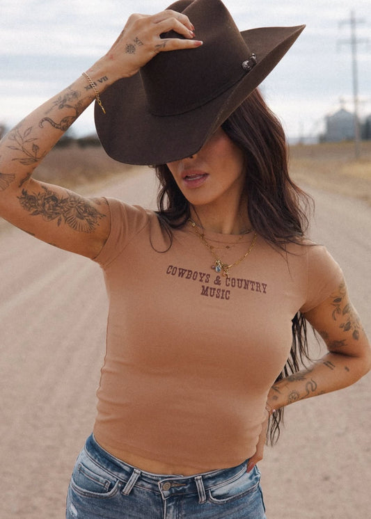 Cowboys & Country Music Tee
