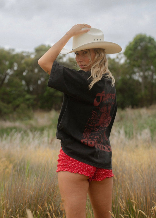 Acid Wash Oversized Tee