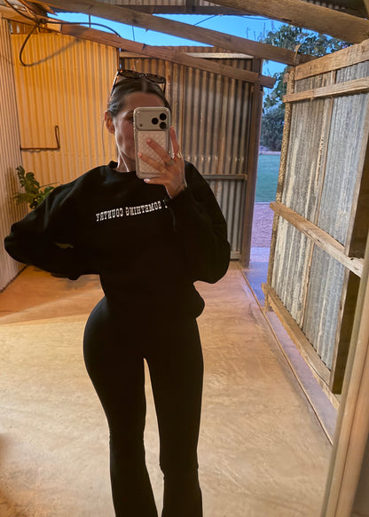 Play Something Country Crewneck