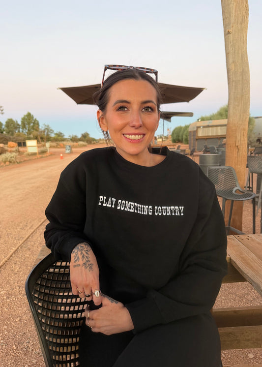 Play Something Country Crewneck