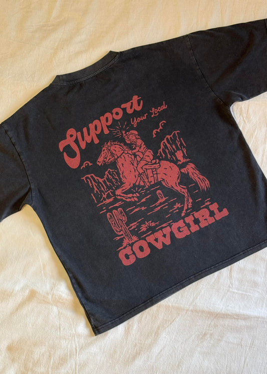 Acid Wash Oversized Tee